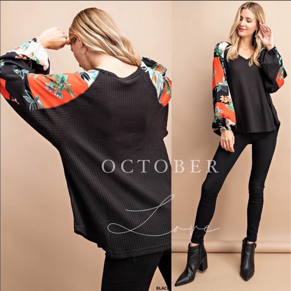 Fun Waffle Knit Top - Picture 3 of 3